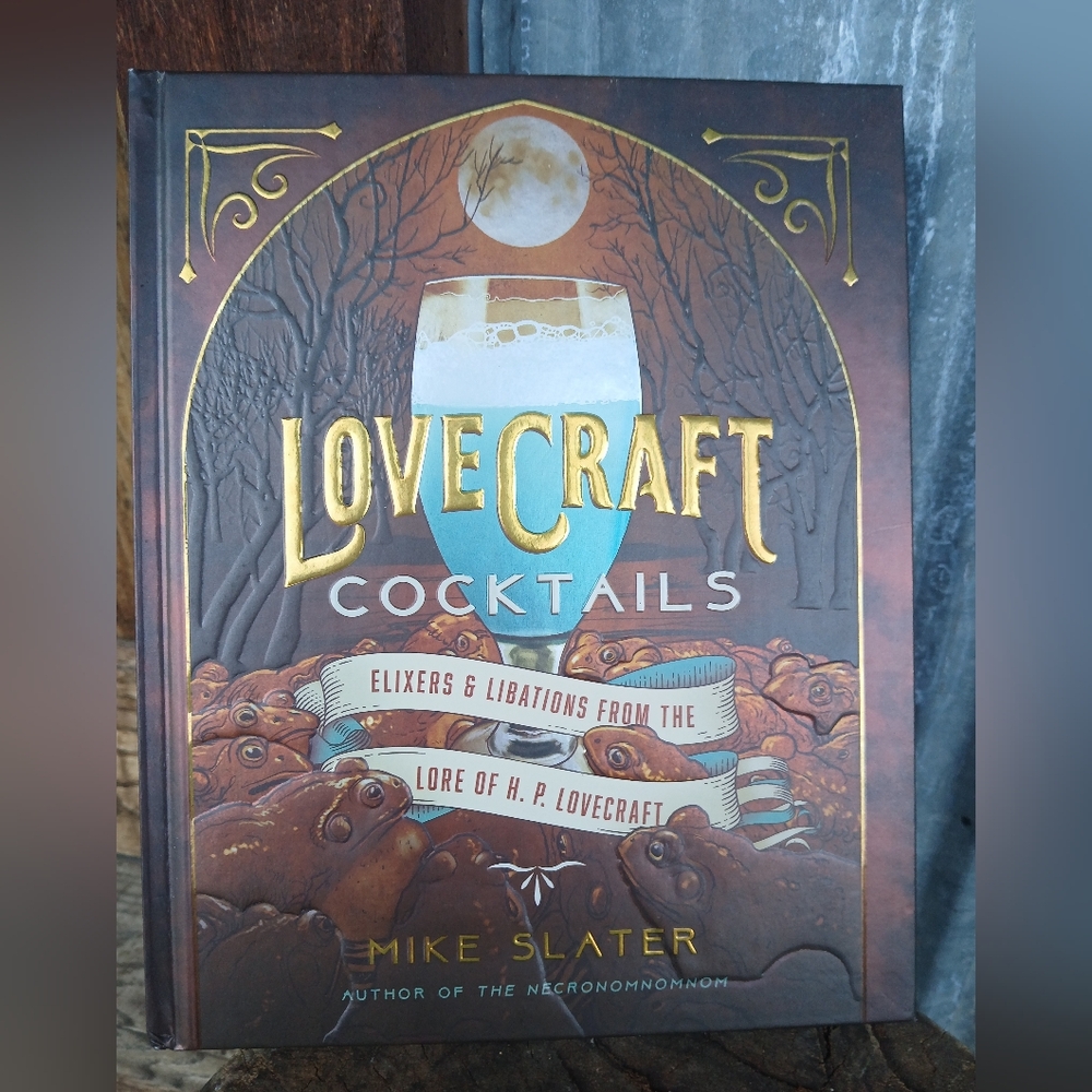 LoveCraft Cocktails Hardcover Book Cocktails Art Goth Whimsygoth
